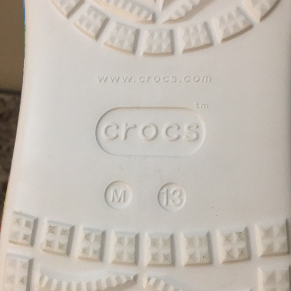 Black and Rainbow Platform Crocs 🌈 - Picture 15 of 17